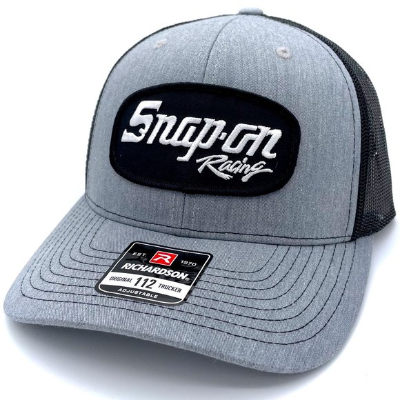 Snap-on Racing Vintage Patch Hat - Heather Gray/Black Richardson 112 - Picture 1 of 7